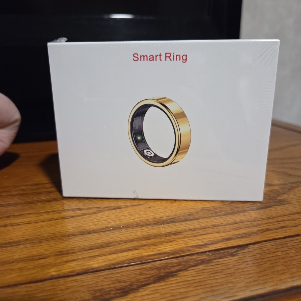 Black New Sealed In Box Smart " Black" Ring Wearable Sz 10
